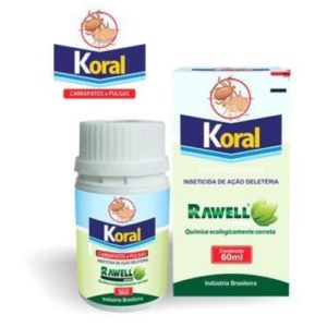 KORAL- CARRAPATOS E PULGAS 60ML (AÇÃO OVICIDA)